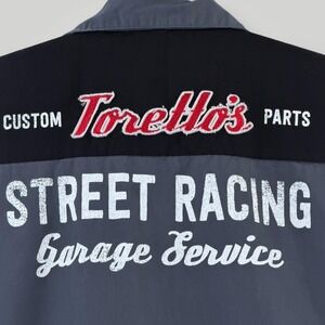 Fast & Furious Shirt Mens 3XL Gray Toretto Street Racing Garage Work Service